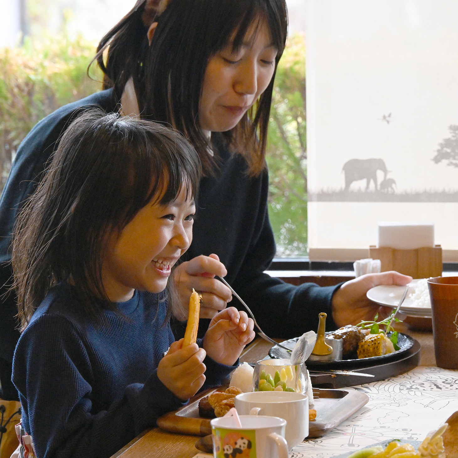 いっぱい食べて