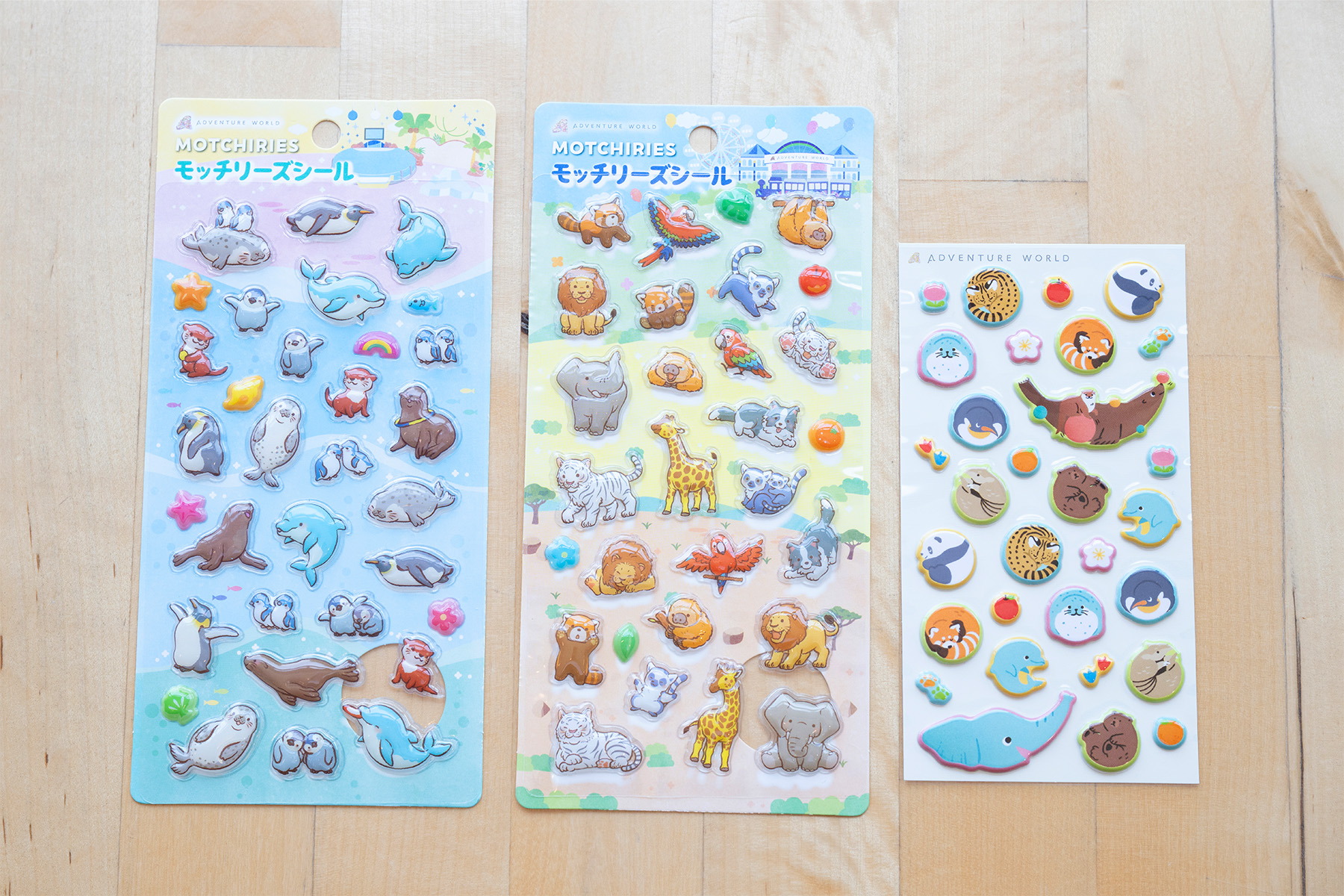 ぷくぷくモッチリーズシール